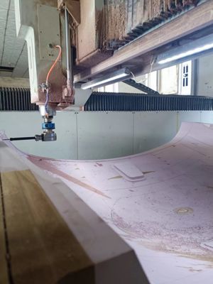 CNC Balsa Wood Mold Pattern Mold для ГФРП, изготовленная из дерева