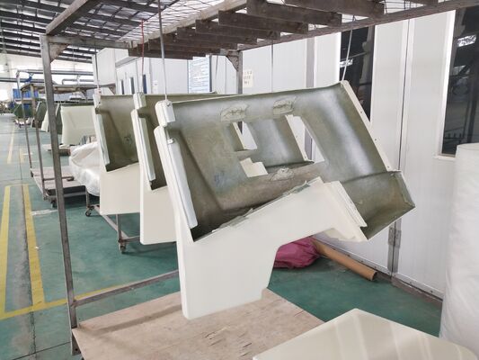 Fiberglass engineering vehicle shell mold Custom FRP/GRP construction truck bumper