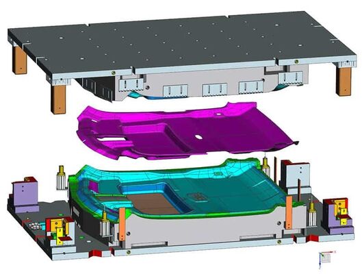 Легкий корпус приборной панели для автобусов из стеклопластика SMC, формованные детали, настраиваемые