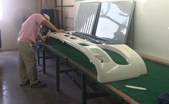 Complete FRP Bus Body Kits Side Panels Custom Fiberglass Bus Body Components Manufacturer